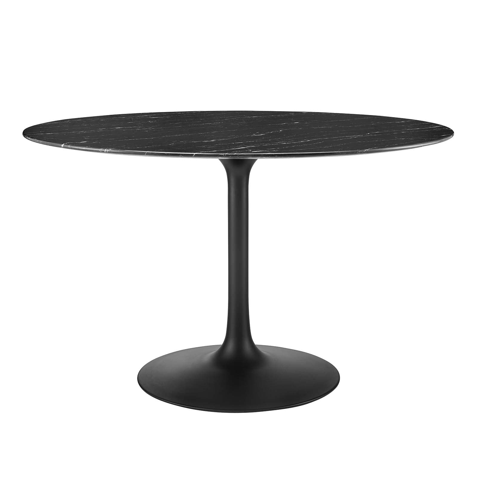 Modway Lippa Dining Table, 47", Black Black